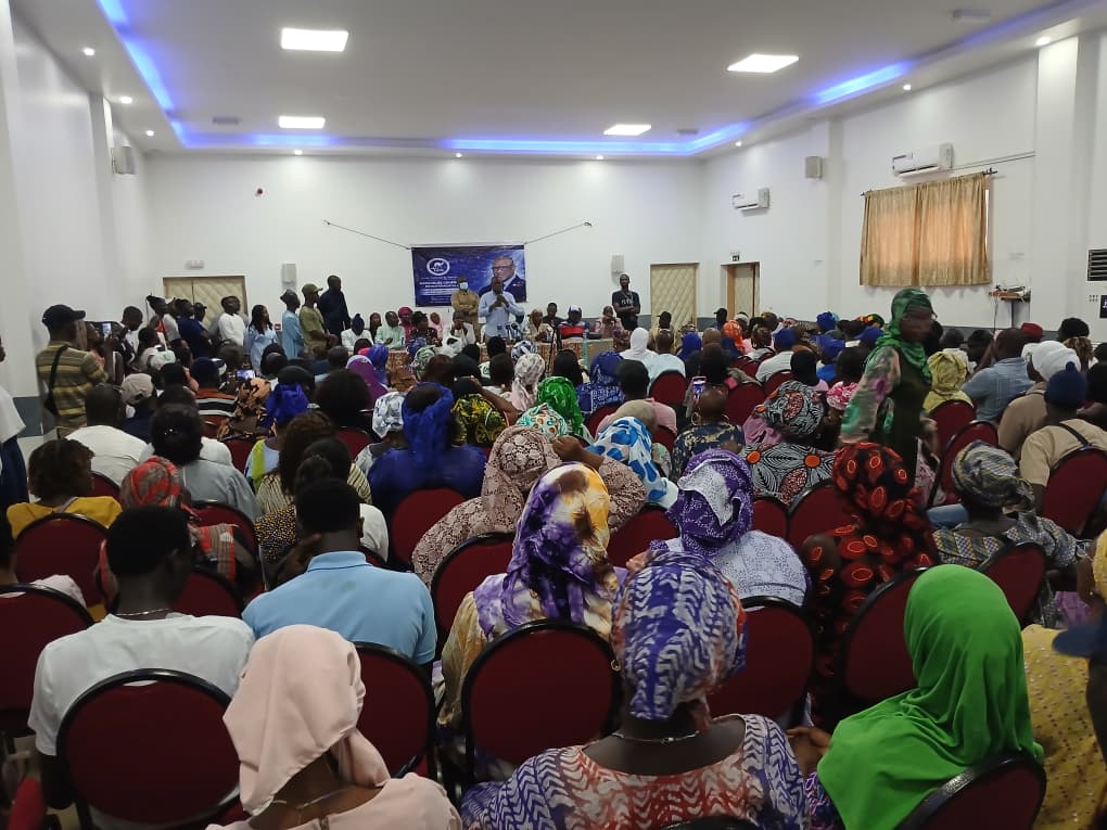 Le ledear de l'UCS Dr Abdoulaye Baldé a rencontré ses militants à Ziguinchor le 11 avril 2026